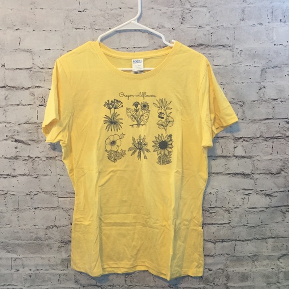 NWOT Women’s Oregon Wildflowers Graphic Tee (L) - Picture 1 of 4